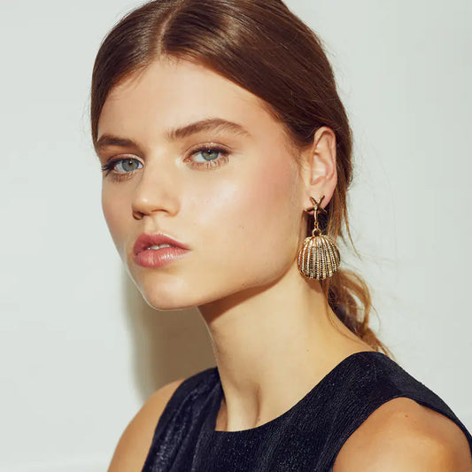 Shell and Starfish Stud Earrings