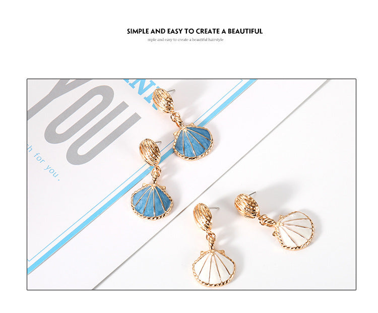 NUIT Marée Shell Studs